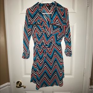 Rue 21 chevron striped dress